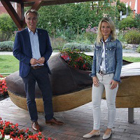  Tim Brockmann (stellv. Ortsvorsitzender) und Inga Johnsen (Ortsvorsitzende)